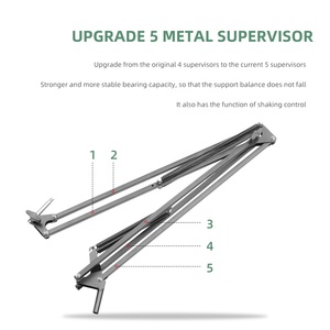 Mikrofon NB-35S kol standı klip tutucu ve masa montaj kelepçesi filtre cam maskesi kalkanı klip kiti - Product Image 5