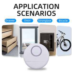 Explosivo nuevo Mini sensores de seguridad de vibración inalámbricos ABS Mini alarma de puerta y ventana para uso doméstico en interiores con Red WiFi - Product Image 6