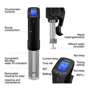 Мощная кухонная медленноварка Sous Vide для дома - Product Image 3