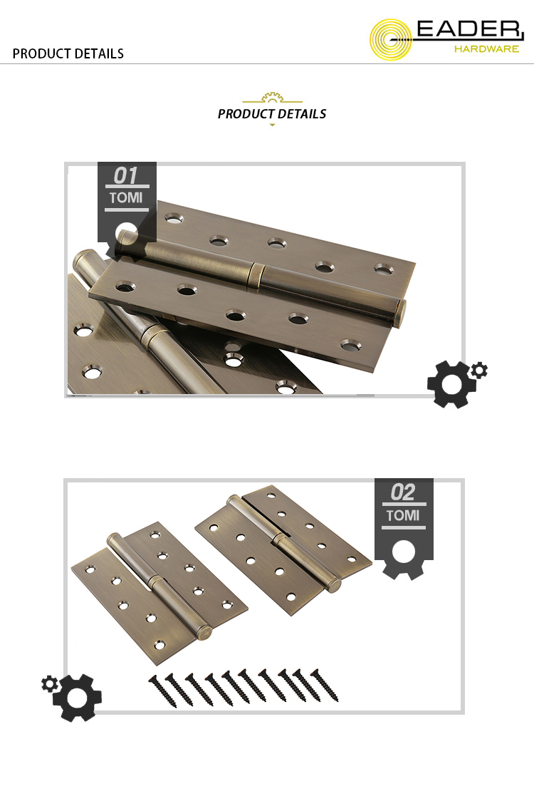 EADER Free samples  hinges for door furniture hardware iron hinge