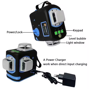 XE-68G pro 3D xמזרחה 3d 12 קו ירוק עצמי פילוס 360 מעלות עם 18650 סוללה אופקי רצפה לייזר אנכי - Product Image 4