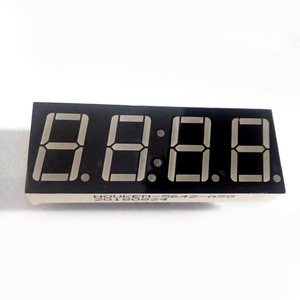 0.8 pollici 4 cifre 7 segmento orologio Display a Led colore blu Houkem-8041-A/BB 12pin Display orologio ora