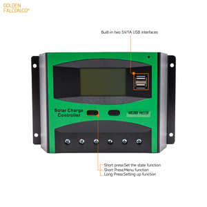 Regolatore di carica pannello solare 12V/24V 50A PWM regolatore di carica solare con doppio display LCD USB - Product Image 4