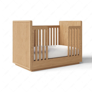 Ferly thiết kế hiện đại rắn gỗ bé nôi với có thể tháo rời cổng tối ưu luồng không khí và trẻ sơ sinh an toàn chuyển đổi phong cách - Product Image 4