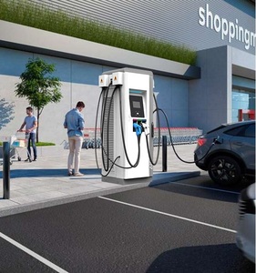 EFlex OCPP Integrated <strong>CCS</strong> CHAdeMO EV Charger with 120W DC 22kW AC Type-2 <strong>Output</strong> and Balancer Reel for Cable Management - Product Image 4