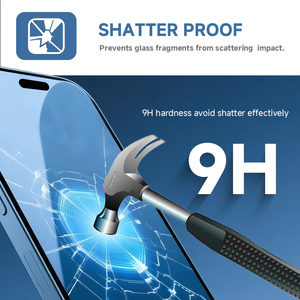 Dzcolors nhà máy Bán buôn giá Tempered Glass bảo vệ màn hình 3 gói với khung cài đặt cho Iphone 17 Series - Product Image 5