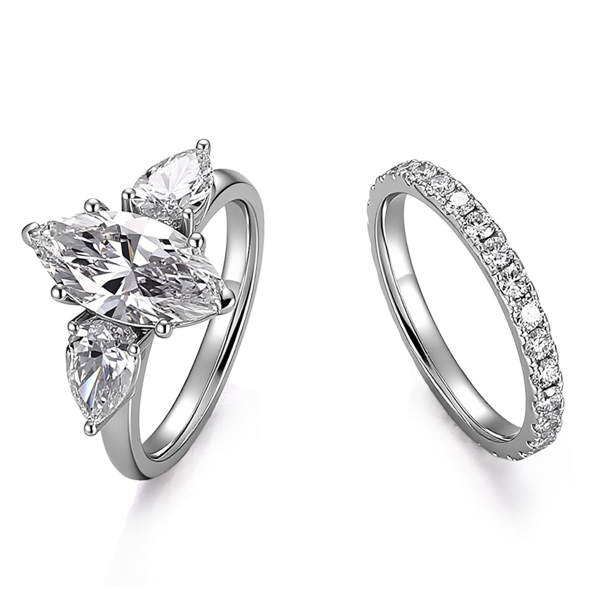 แหวนเพชรแล็บทองคำแท้ 18K