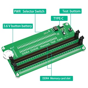 Probador de memoria DDR4, computadora de escritorio Tarjeta de prueba de memoria DDR4 con indicadores LED para computadora de escritorio Memoria DDR4 - Product Image 2