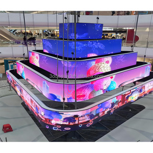 หน้าจอ LED ทรงกลม360องศาจอแสดงผล LED ทรงกลมทรงกลม LED สำหรับแสดงวิดีโอหน้าจอวิดีโอ LED ทรงกลม
