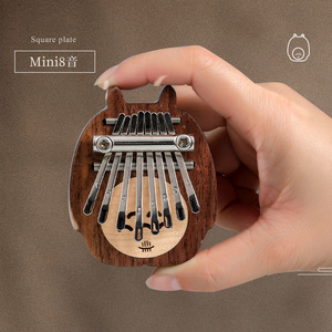 Hluru 8 Keys <strong>Mini</strong> Kalimba Thumb Piano Instrument KMLA8 Musical Instrument Kalimba for Wholesale - Product Image 2