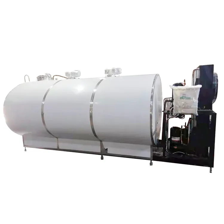 New 304 stainless steel milk cooling tank/low temperature milk storage machine/milk processing machine