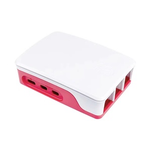 2023 <strong>Raspberry</strong> <strong>Pi</strong> 5b Red-White Color Enclosure Box <strong>Case</strong> with Cooling Fan - Product Image 2