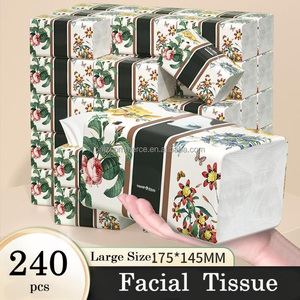 Wholesale Embossed Large Pack Facial <strong>Tissues</strong> for Bathroom and Kitchen Use - Product Image 6