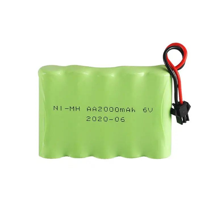 Recargable AA Ni-MH 2000mAh 2200mAh 2300mAh 2400mAh 6V Paquete de batería nimh