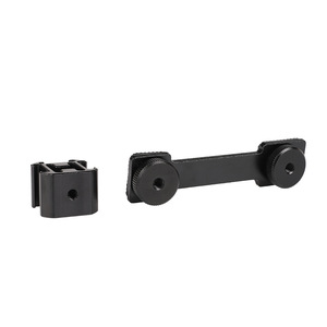Photography <strong>LED</strong> Light Microphone Fixing <strong>Bracket</strong> <strong>Camera</strong> Flash Horizontal 1/4&quot; Three Hot Shoe Base Mount Crossbar <strong>Bracket</strong> Holder - Product Image 3