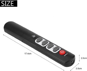 Universelle Lern fernbedienung mit 6 Tasten Big Buttons Smart Controller für TV STB DVD DVB HiFi VCR - Product Image 4