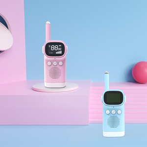 Walkie Talkies for Kids Rechargeable Handheld <strong>Wireless</strong> <strong>Intercom</strong> 3km Long Range Two-<strong>way</strong> Radio Cartoon Style <strong>2</strong> Pack Great Gift - Product Image 6