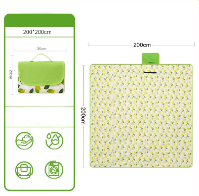 Tente + tapis étanche à l'humidité + tapis de pique-nique