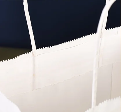 white kraft paper bag