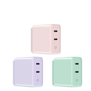 Custom PD65W2C Travel Charger GaN Replaceable Head Multi-Protocol PPS <strong>Dual</strong> C Independent Smart <strong>Distribution</strong> PD45W+20W for Phone - Product Image 1