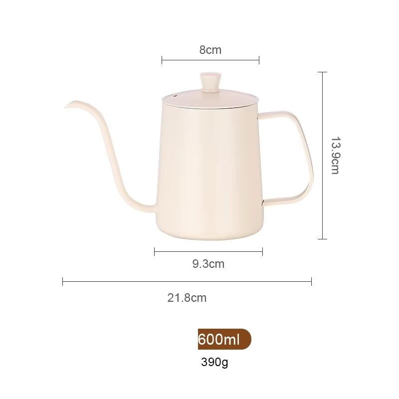 600 ml blanc avec couvercle