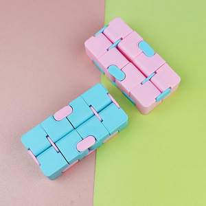 Nhựa chống áp lực ma thuật Fidget Infinity Cube đồ chơi Infinity tiện ích Spinner Fidget Cube ma thuật Fidget Cube - Product Image 4