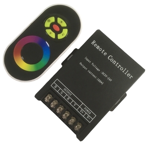 Беспроводной RF touch 30A DC12V 24V пульт дистанционного управления RGB диммер регулятор затемнения - Product Image 2
