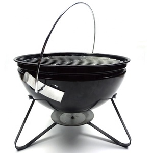 Nhà Máy Bán Hàng Trực Tiếp Cao Cấp Than Sắt & Thép Ngoài Trời <span class=keywords><strong>Mini</strong></span> Xách Tay Ấm Đun Nước BBQ Nướng Cho Cắm Trại 14 Inch - Product Image 5