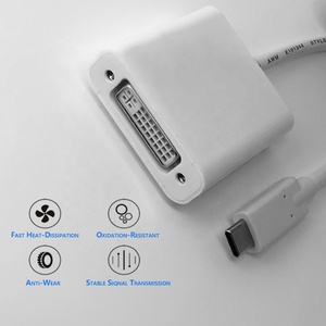 タイプC-DVIコンバーターUSB-C〜DVI-DコネクタシングルリンクDVIケーブル