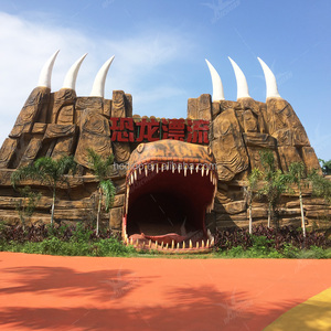 بوابة دينو المصنوعة من الألياف الزجاجية الجوراسي ، مدخل بحجم كبير لمراكز التسوق والأماكن العامة والمطارات - Product Image 6