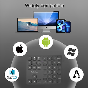 <strong>Numeric</strong> <strong>Keypad</strong> Rechargeable Wireless Number Pad 36-Keys External Wireless <strong>Numeric</strong> <strong>Keyboard</strong> Data Entry - Product Image 6
