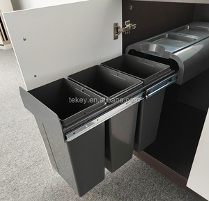 100% 工厂提供小型回收塑料水槽下垃圾容器拉出厨房 - Product Image 2