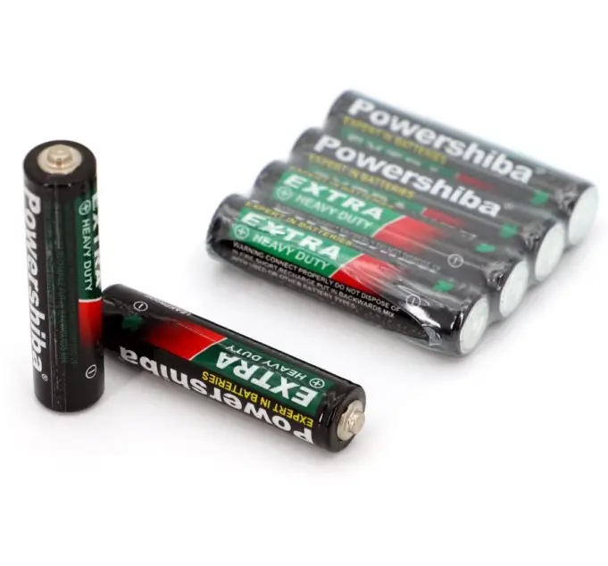 Alta Qualidade Novos Produtos 1.5V R6P Zinco Carbono Heavy Duty Shrink Pack Bateria AA Para Iluminação Portátil