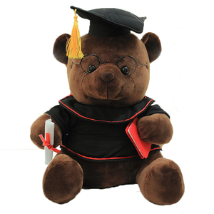 Özel yedi tarzı mezuniyet ayı 10 inç sınıfı 2022 dolması hayvan peluş hediye Grad ayı mezuniyet oyuncak ayı - Product Image 6