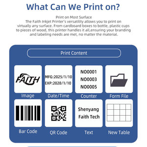 Faith 2025 Neues Design Heiß produkt druckmaschine TIJ Mini-Tinten strahl drucker Hand-Chargen codier maschine für den Kunststoff druck - Product Image 4