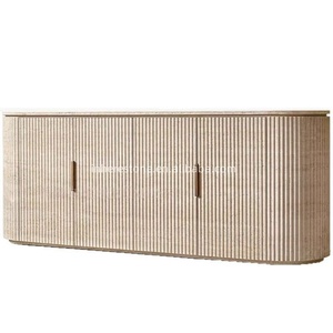 Cổ Điển Bắc Âu Travertine Cửa Tự Chọn Tủ Tủ Đá Tự Nhiên Cho Khách Phòng Ăn - Product Image 2