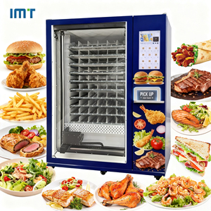 24 giờ thương mại thức ăn nhanh bữa ăn sáng bữa ăn tối ăn trưa Máy bán hàng tự động-18 ° C thực phẩm Máy bán hàng tự động với 21.5-inch màn hình cảm ứng - Product Image 1