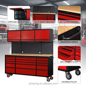 大型移动工具箱72英寸工具箱滚动轮机械师专业工具箱 - Product Image 3