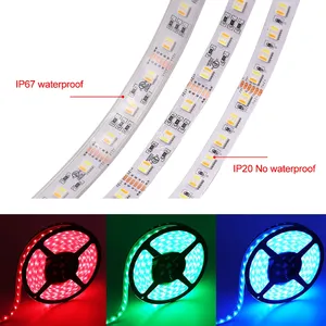 5M 12V 24V 6pin 5050 RGB + W + WW 5-in-1 çip RGBWW su geçirmez esnek 60 96Leds beyaz ışık zinciri RGBCT LED şerit ışık - Product Image 6