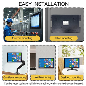 Monitor de pantalla táctil de panel LED de 10,1 pulgadas de alta calidad Entrada HD VGA con interfaz USB Nuevo producto