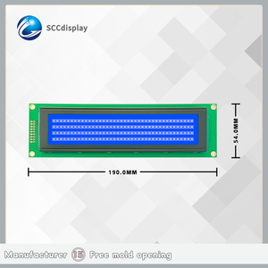 SJXD4004A STN Cob Módulo de pantalla LCD Azul Negativo Carácter ruso 40*4 Matriz de puntos Retroiluminación Módulos LCD rentables - Product Image 4