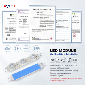 125LM/W DC12V 2835サイドライト3 led 3W LedモジュールLedエッジライトIP67 Led広告ライトボックス3 Ledモジュール - Product Image 4