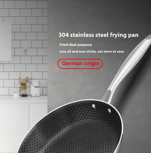 Hot Người Bán Lai Đồ Nấu Nướng Thân Thiện Với Môi Tái Sử Dụng Thép Không Gỉ Đồ Nấu Nướng Tổ Ong Không Dính Chảo Chiên Pan - Product Image 2