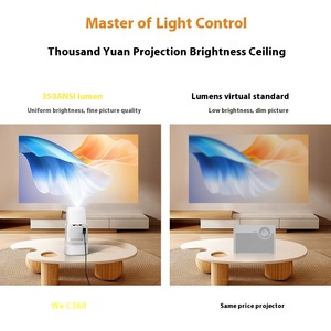 โปรเจกเตอร์โฮมเธียเตอร์อัจฉริยะ HD 4K 350แอนดรอยด์13นิ้ว2.69นิ้วการแก้ไขคีย์สโตนอัตโนมัติ - Product Image 6