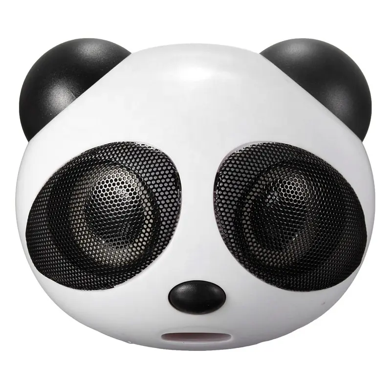 Altoparlante Mini Panda di vendita caldo altoparlante Stereo Super Bass portatile da 3.5mm con apparecchiature audio cablate