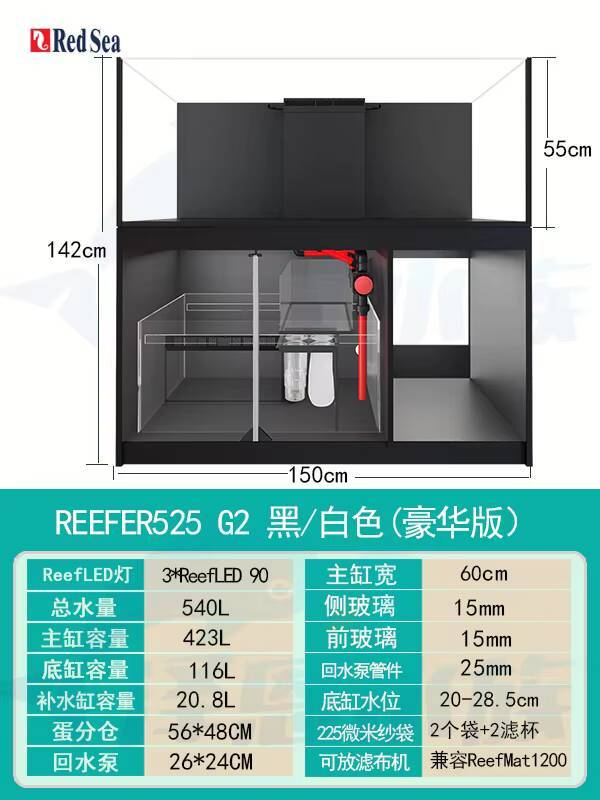 Reefer G3 + 525 Edizione Deluxe Nero/Bianco