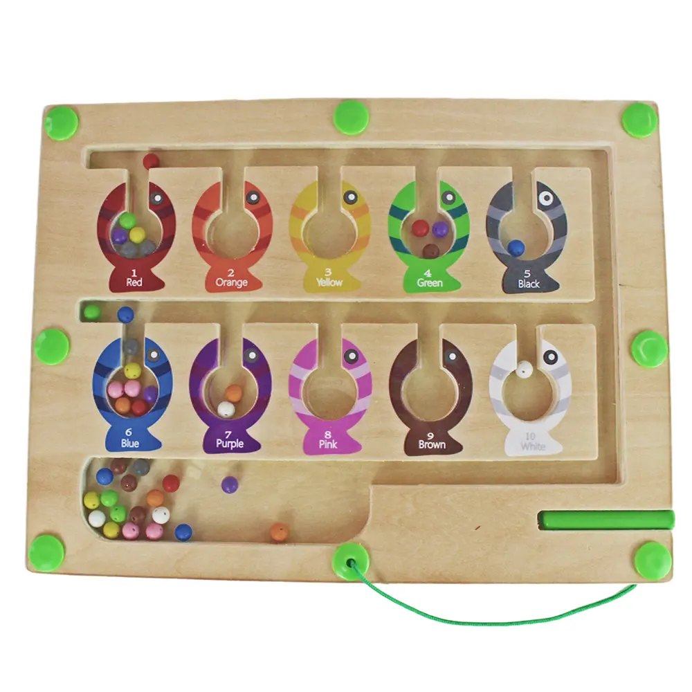 CHAOER Enigma Alfabeto Montessori Infantil Pré-Escolar Educação Magnetic Puzzle Game Para Crianças Brinquedos De Madeira Educacional 2024 NOVO