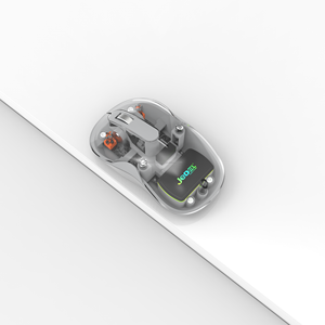 Transparente kabellose wiederauf ladbare BT-und 2,4-GHz-Gaming-Maus 2-in-1-Empfänger mit optischer USB-Verfolgung vom Typ C für Computer - Product Image 2