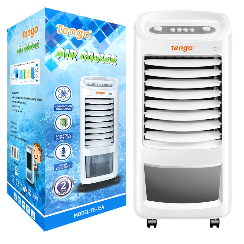 Tengo TG-15A smart ac/dc воздухоохладитель, портативный комнатный воздухоохладитель, вентилятор, Кондиционер