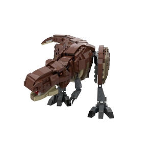Funbuild ตัวต่อ MOC-102545ของเล่นไดโนเสาร์ไทรันนอซอรัสเร็กซ์มินิสเซลแบบทำมือประกอบของเล่นเพื่อการศึกษาสำหรับเด็ก - Product Image 1